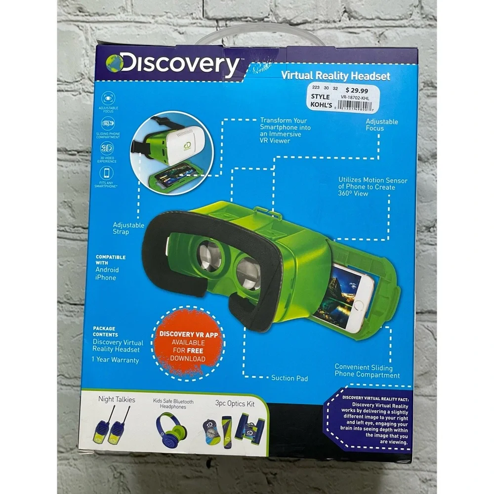 Discovery Virtual Reality Headset NWT!